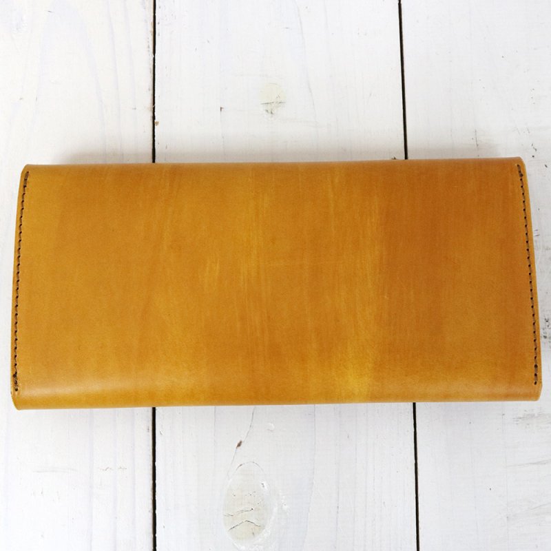 【SALE50%OFF】MOTO : LW2D 手染めウォレット (Yellow)