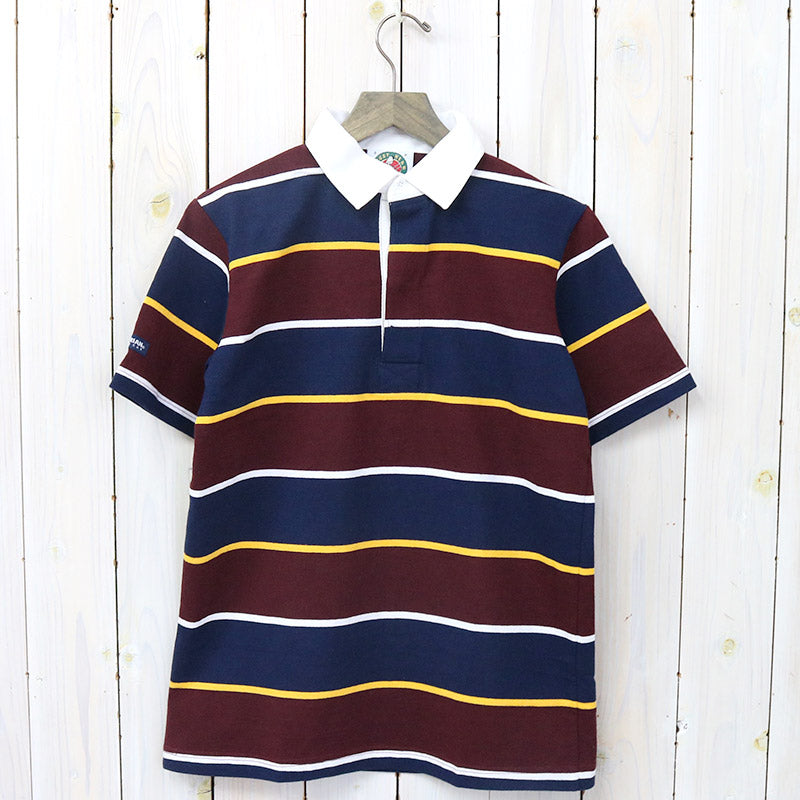 BARBARIAN『LIGHT WEIGHT RUGBY SHIRTS S/S』(NAVY/GOLD/HARVARD/WHITE)
