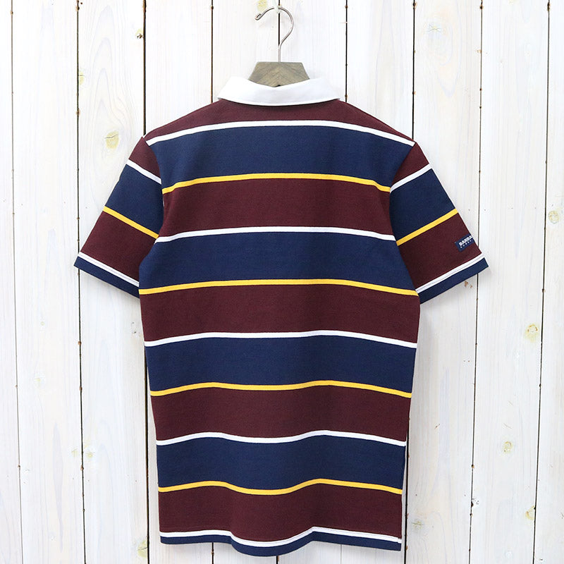 BARBARIAN『LIGHT WEIGHT RUGBY SHIRTS S/S』(NAVY/GOLD/HARVARD/WHITE)