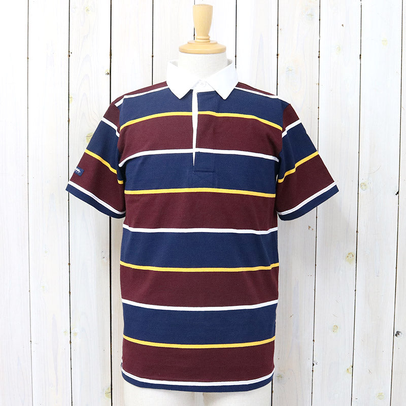 BARBARIAN『LIGHT WEIGHT RUGBY SHIRTS S/S』(NAVY/GOLD/HARVARD/WHITE)