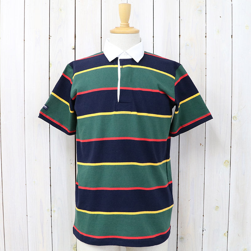 BARBARIAN『LIGHT WEIGHT RUGBY SHIRTS S/S』(NAVY/GOLD/BOTTLE/RED)