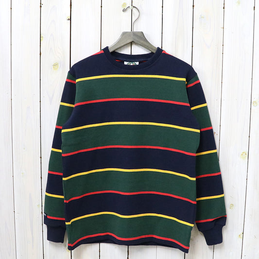 【SALE30%OFF】BARBARIAN『HEAVY WEIGHT CREW NECK L/S』(NAVY/GOLD/BOTTLE/RED)