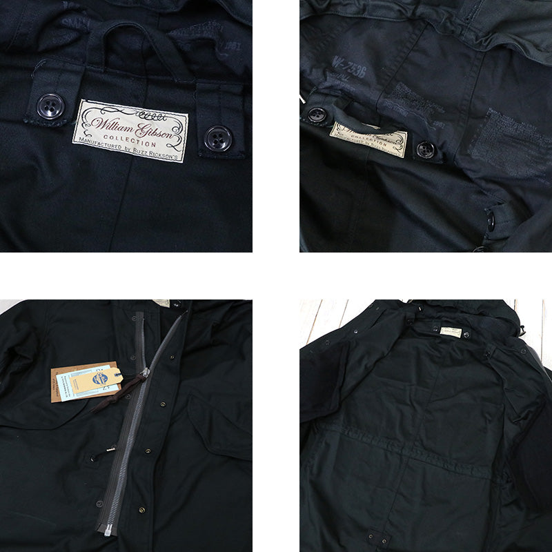 BUZZ RICKSON’S WILLOAM GIBSON COLLECTION : BLACK M-51 PARKA