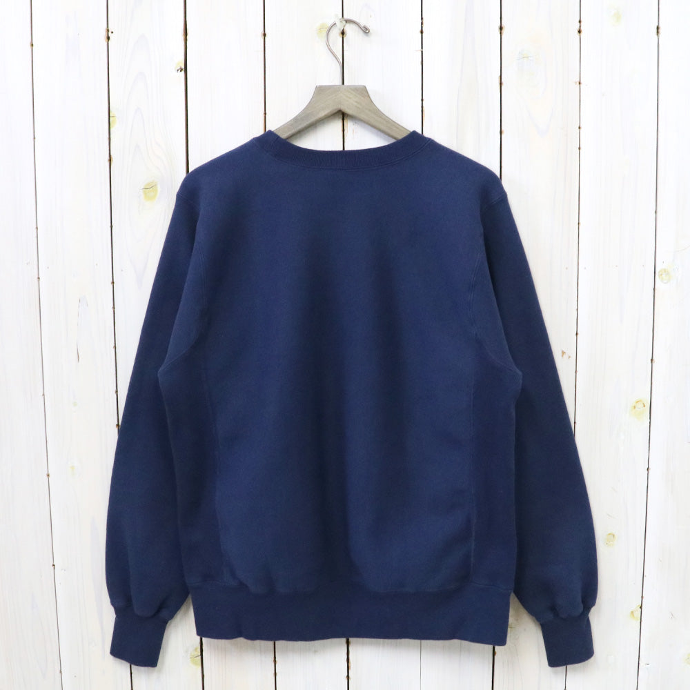 BUZZ RICKSON’S : HORIZONTAL KNITTING SWEAT SHIRT NAVY FOOTBALL
