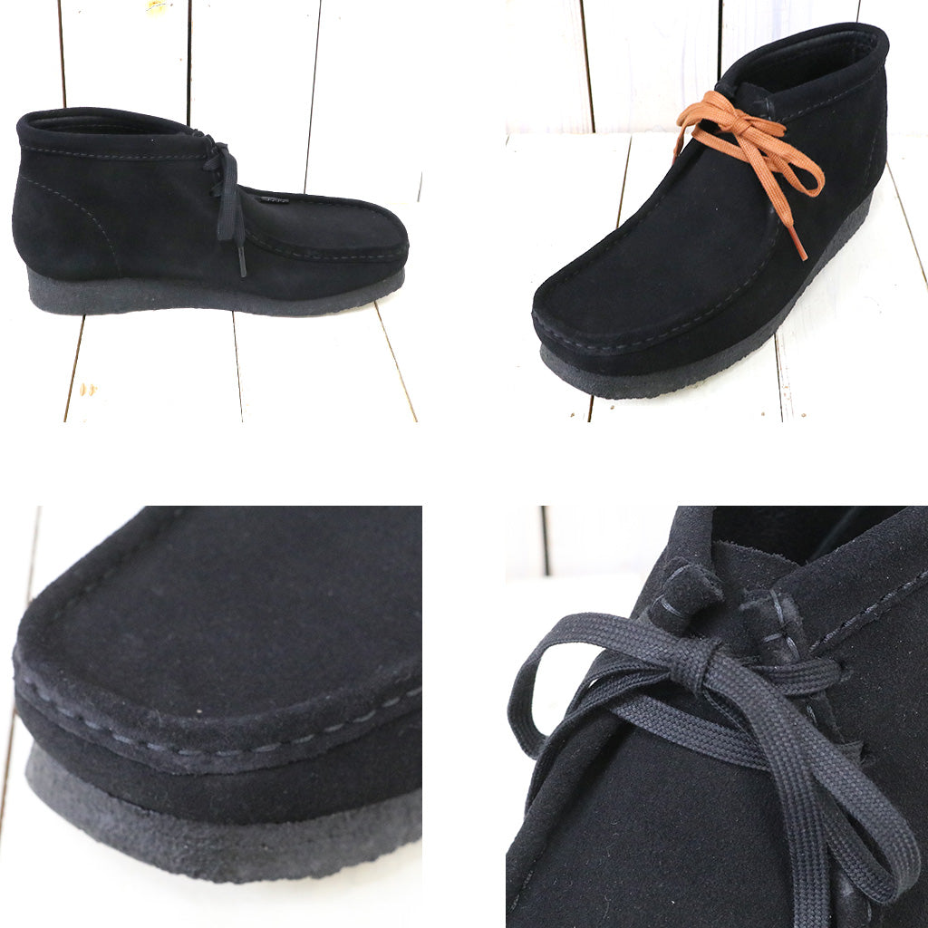 Clarks『Wallabee Boot』(Black Suede)