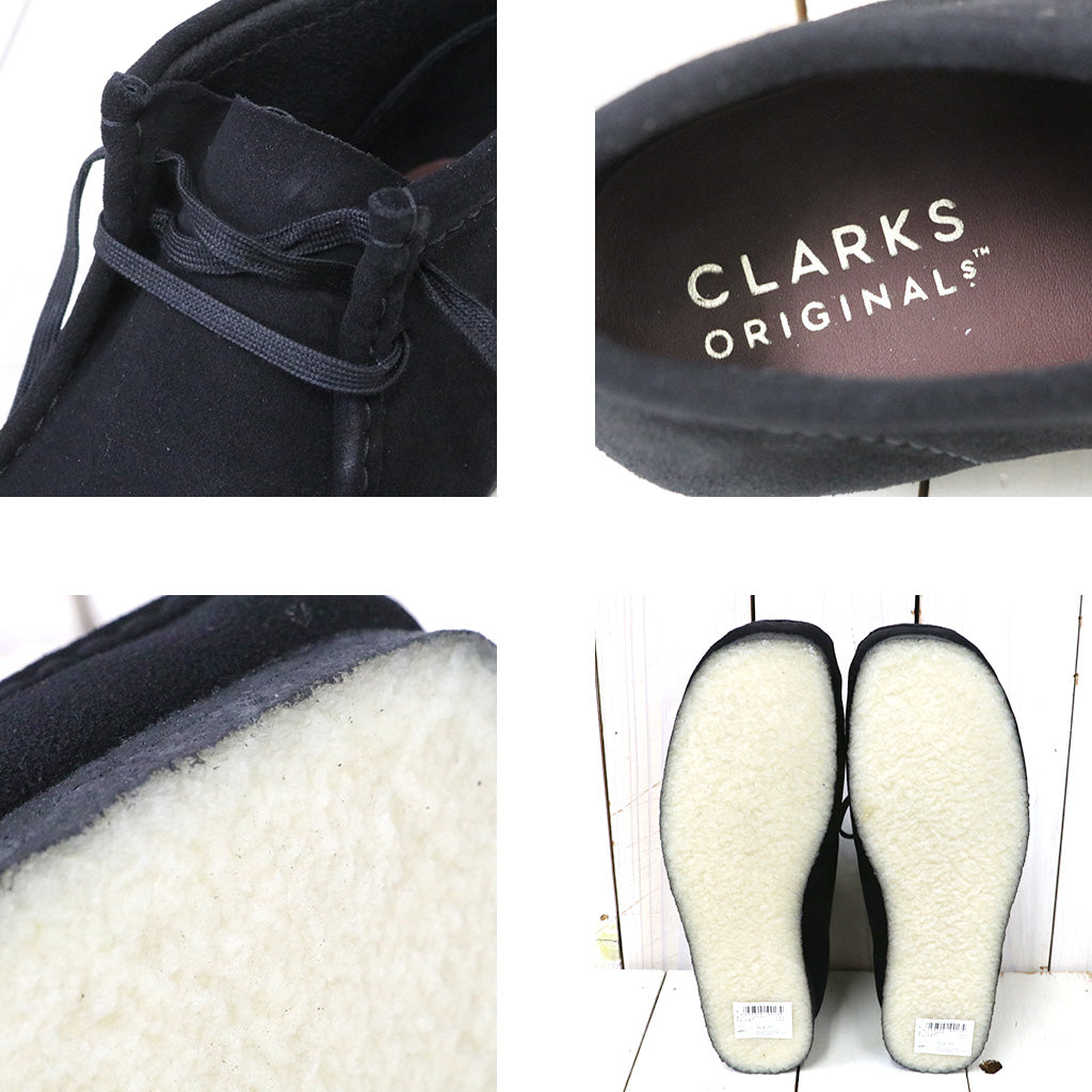 Clarks『Wallabee Boot』(Black Suede)