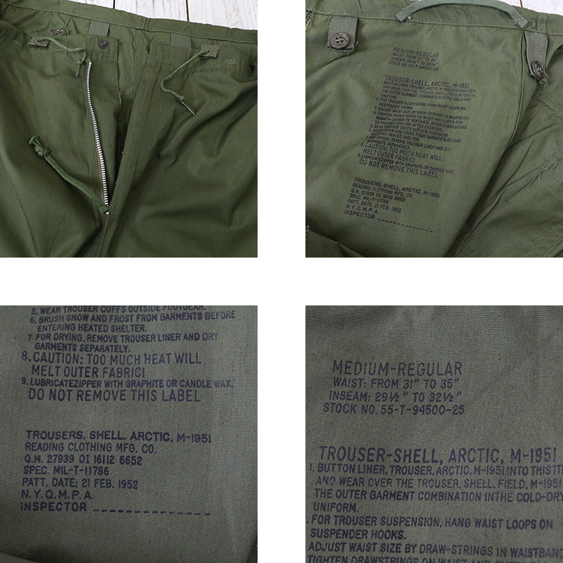 DEAD STOCK : M-51 ARCTIC PANTS