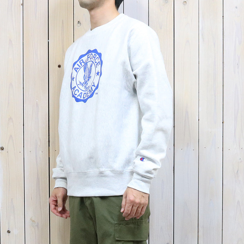Champion : AIR FORCE ACADEMY CHAMPION REVERSE WEAVE CREWNECK (ASH GREY)