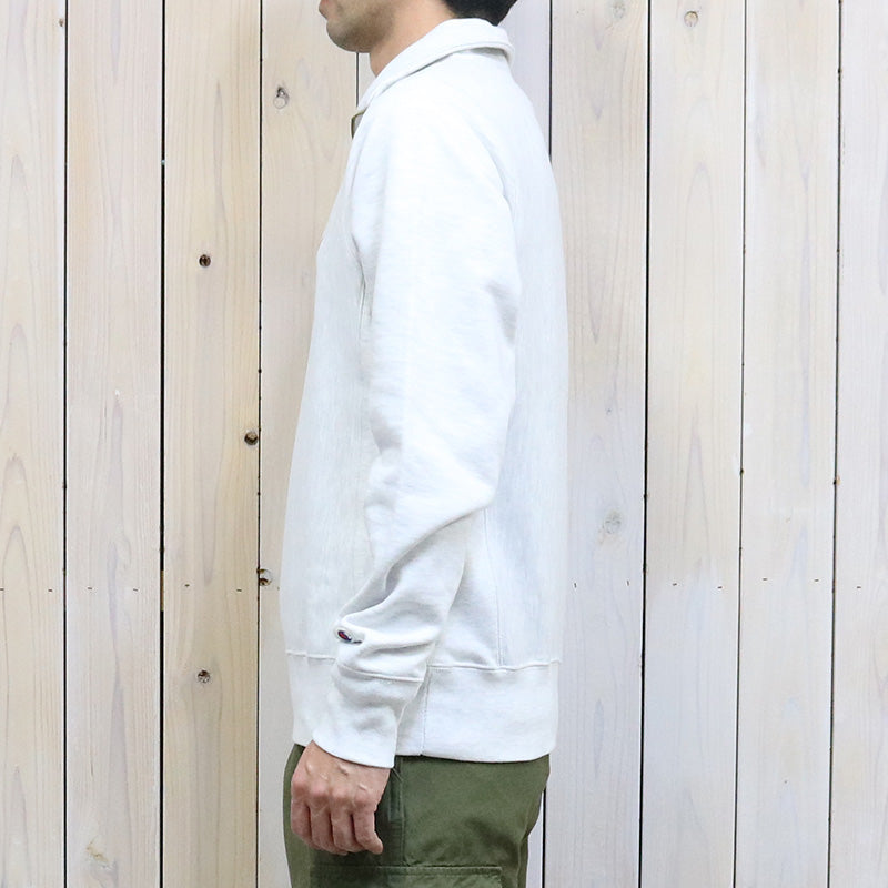 Champion : NAVY CHAMPION ANCHOR REVERSE WEAVE 1/4 ZIP (GREY)