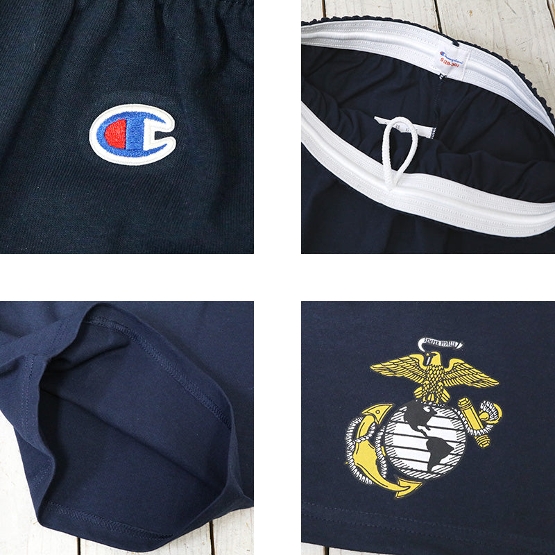 Champion : USMC EGA CHAMPION LOGO COTTON SHORT (NAVY)