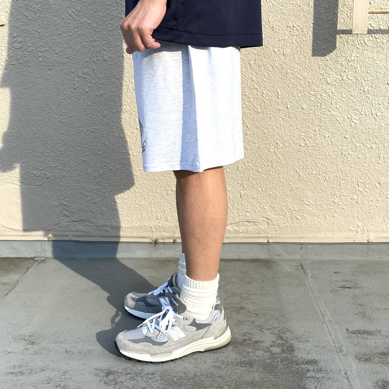 Champion : NAVY ANCHOR CHAMPION LOGO COTTON SHORT (GREY)