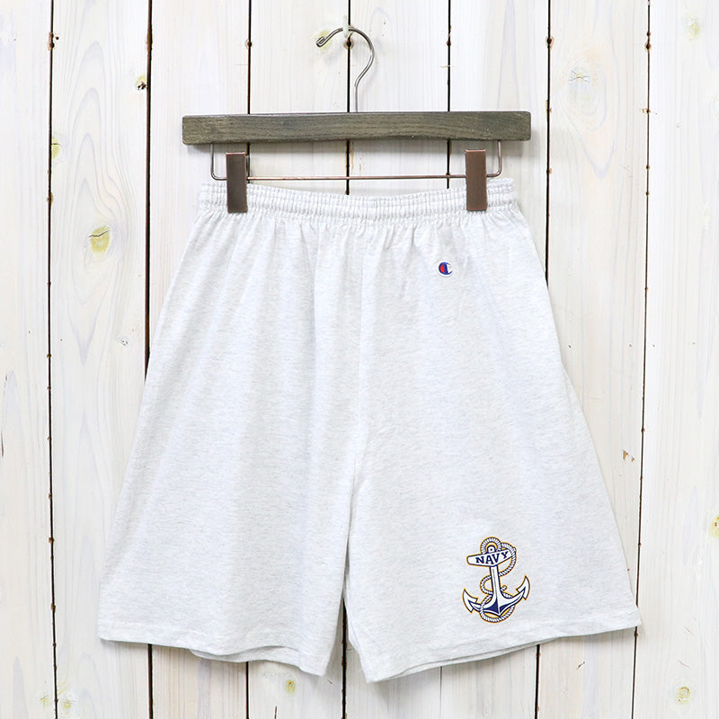 Champion : NAVY ANCHOR CHAMPION LOGO COTTON SHORT (GREY)