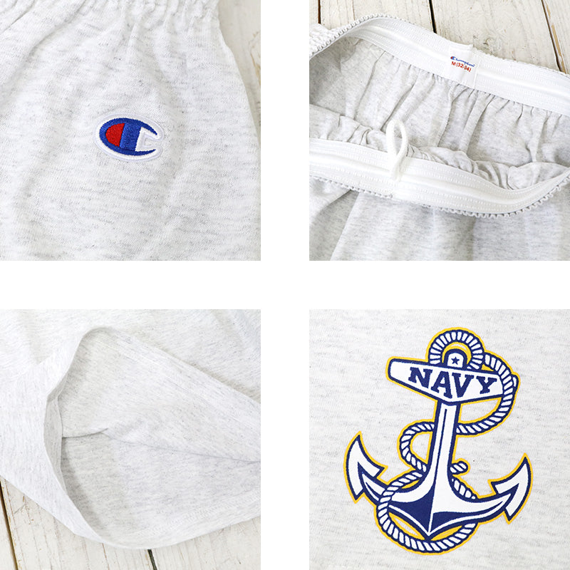 Champion : NAVY ANCHOR CHAMPION LOGO COTTON SHORT (GREY)