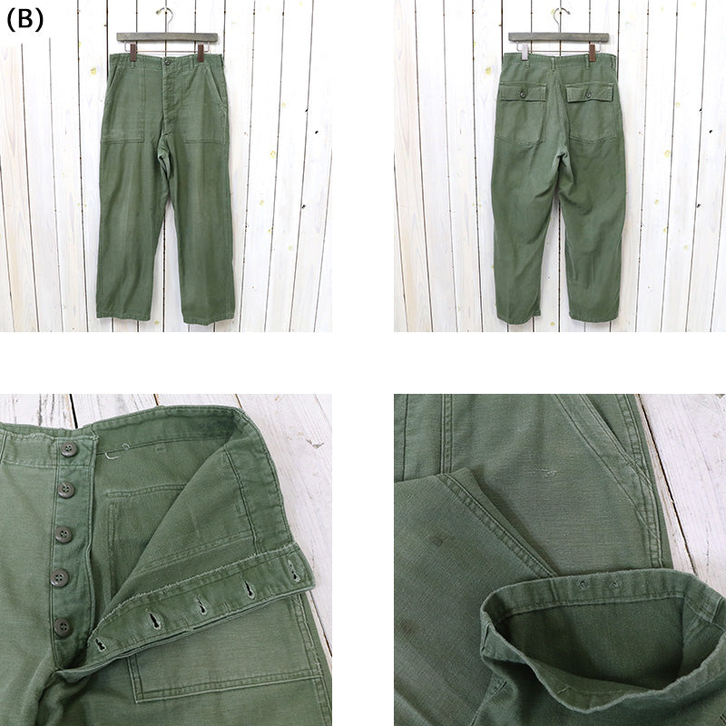MILITARY USED : FATIGUE PANTS-1960’s (A)