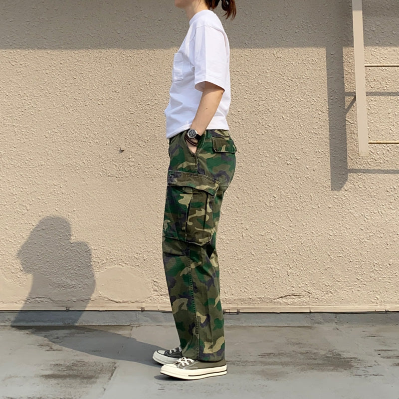 MILITARY USED : JANGLE FATIGUE PANTS (CAMOUFLAGE)