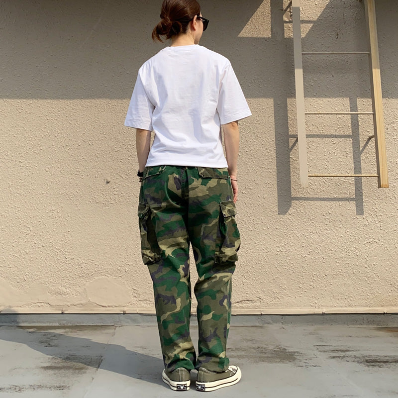MILITARY USED : JANGLE FATIGUE PANTS (CAMOUFLAGE)