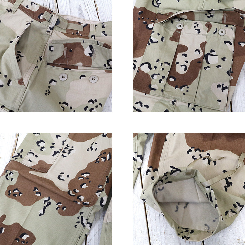 DEAD STOCK : TROUSERS DESERT CAMOUFLAGE PATTERN COMBAT 6C