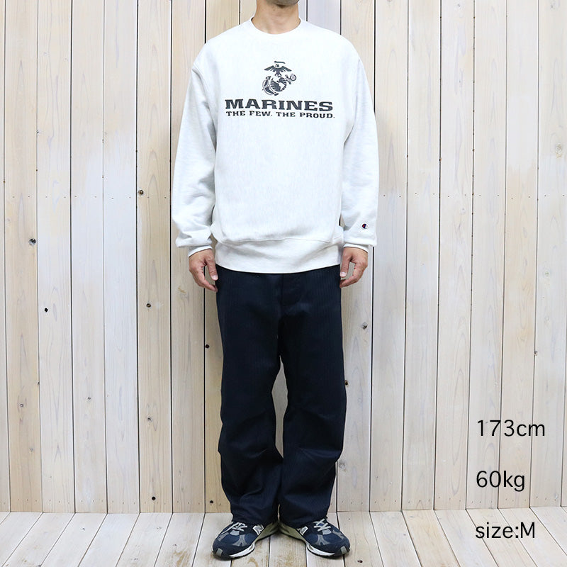 Champion : MARINES EGA CHAMPION REVERSE WEAVE CREWNECK (ASH GREY)