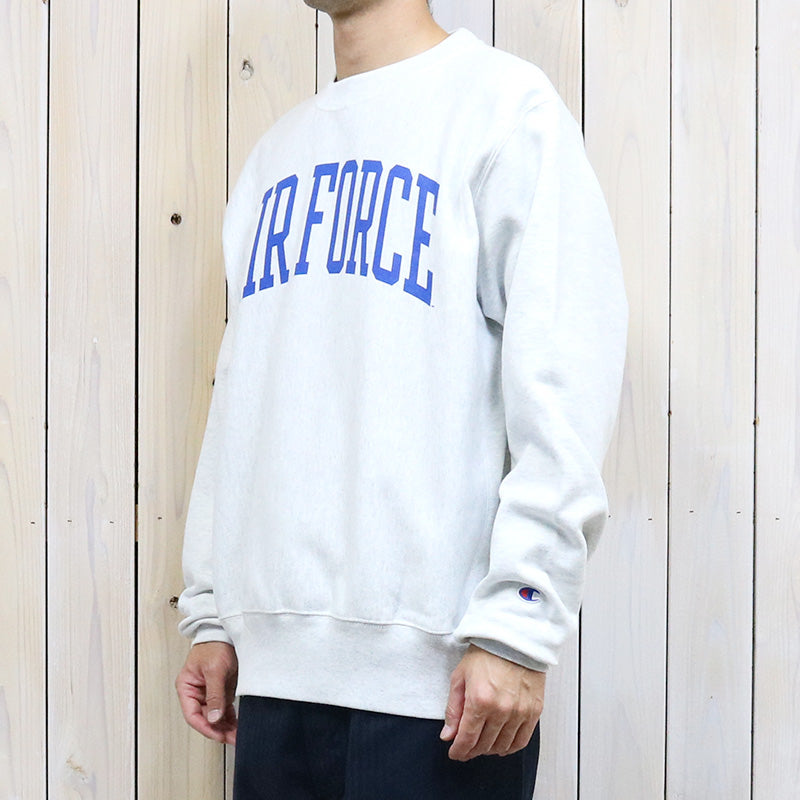 Champion : AIR FORCE FALCONS CHAMPION ARCH REVERSE WEAVE PULLOVER SWEATSHIRT (HEATHER GREY)