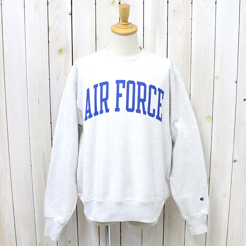 Champion : AIR FORCE FALCONS CHAMPION ARCH REVERSE WEAVE PULLOVER SWEATSHIRT (HEATHER GREY)