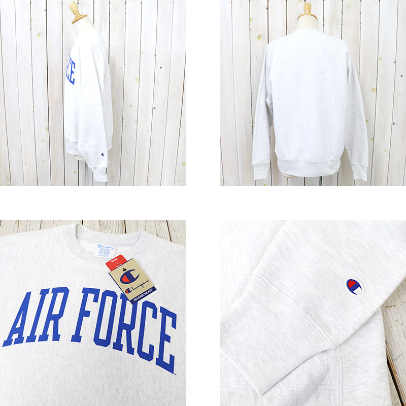 Champion : AIR FORCE FALCONS CHAMPION ARCH REVERSE WEAVE PULLOVER SWEATSHIRT (HEATHER GREY)