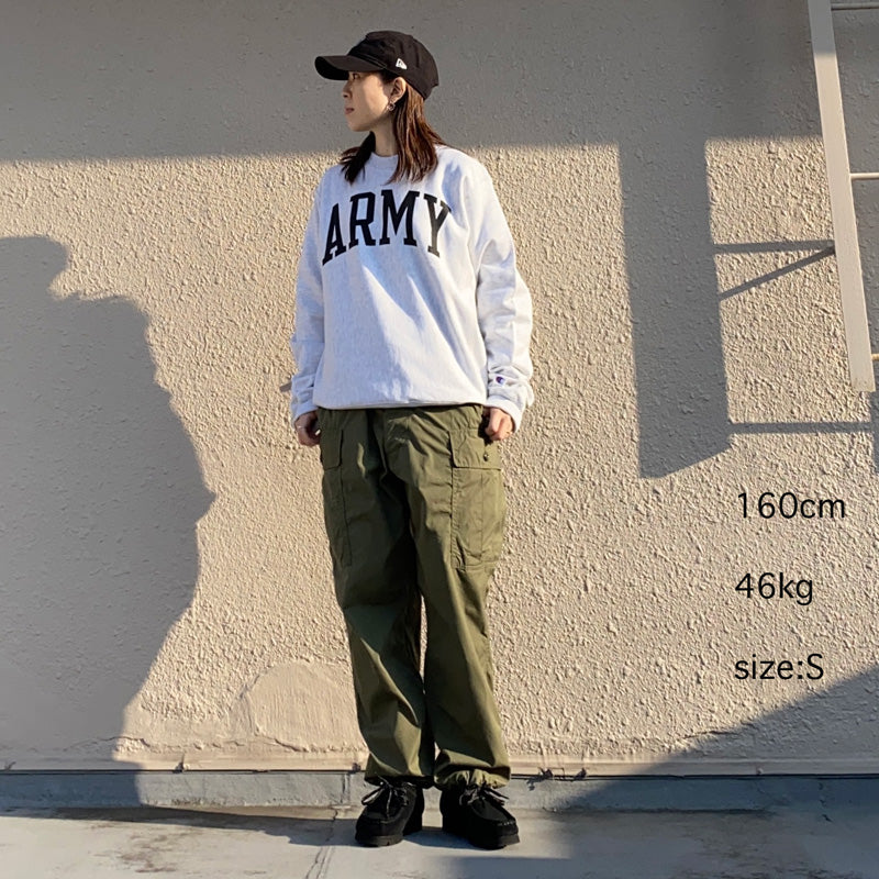 Champion : ARMY BLACK KNIGHTS CHAMPION ARCH REVERSE WEAVE PULLOVER SWEATSHIRT (HEATHER GREY)