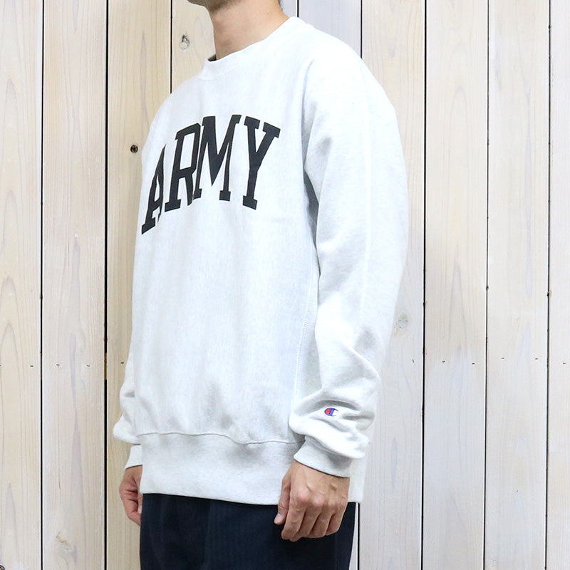 Champion : ARMY BLACK KNIGHTS CHAMPION ARCH REVERSE WEAVE PULLOVER SWEATSHIRT (HEATHER GREY)