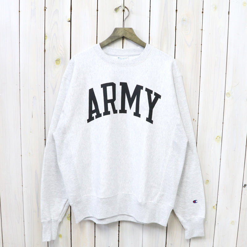 Champion : ARMY BLACK KNIGHTS CHAMPION ARCH REVERSE WEAVE PULLOVER SWEATSHIRT (HEATHER GREY)