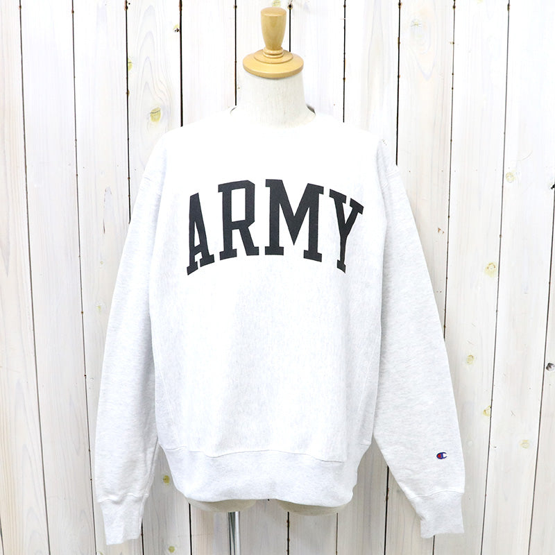 Champion : ARMY BLACK KNIGHTS CHAMPION ARCH REVERSE WEAVE PULLOVER SWEATSHIRT (HEATHER GREY)
