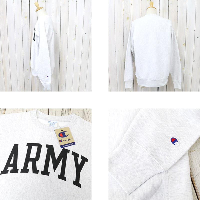 Champion : ARMY BLACK KNIGHTS CHAMPION ARCH REVERSE WEAVE PULLOVER SWEATSHIRT (HEATHER GREY)