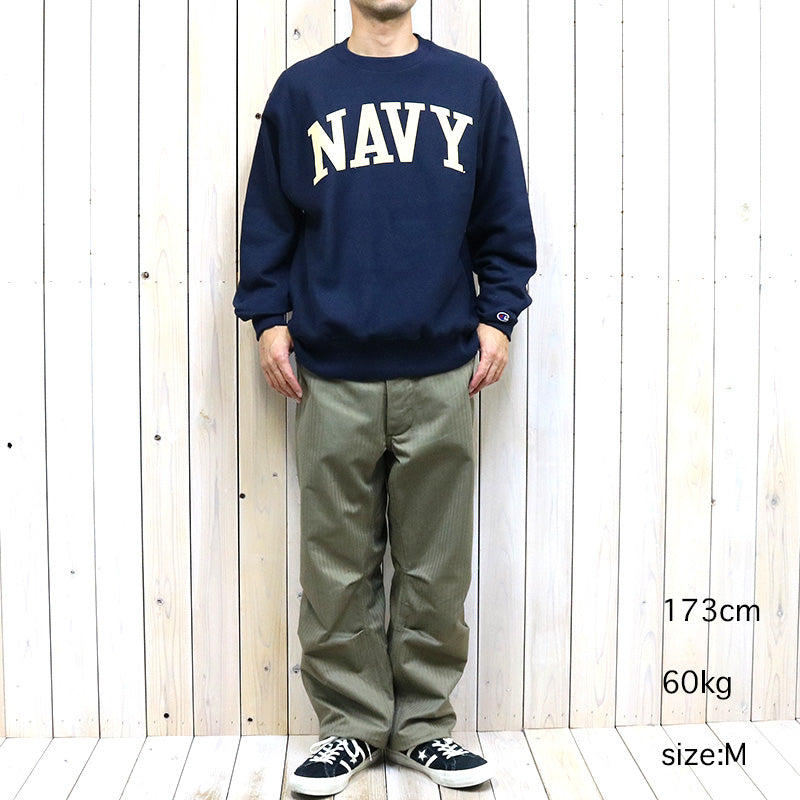 Champion : NAVY MIDSHIPMEN CHAMPION ARCH REVERSE WEAVE PULLOVER SWEATSHIRT (NAVY)