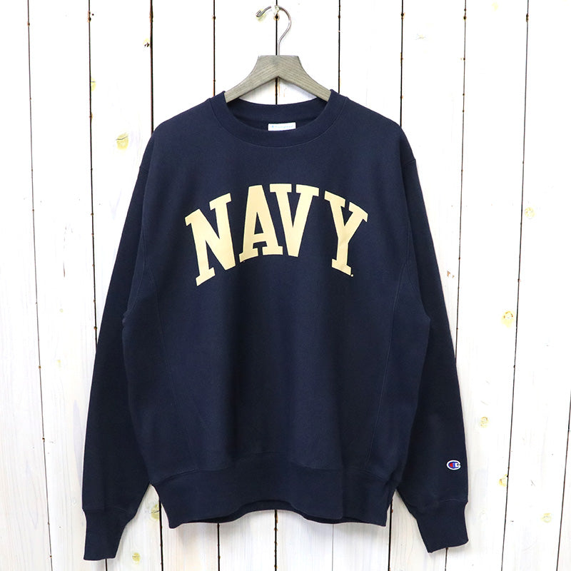 Champion : NAVY MIDSHIPMEN CHAMPION ARCH REVERSE WEAVE PULLOVER SWEATSHIRT (NAVY)