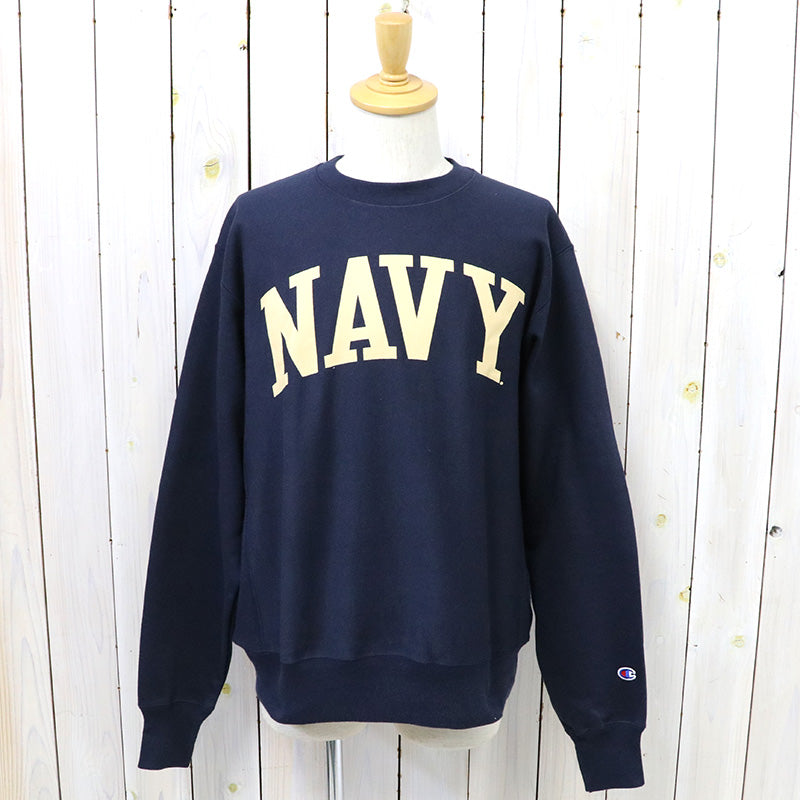 Champion : NAVY MIDSHIPMEN CHAMPION ARCH REVERSE WEAVE PULLOVER SWEATSHIRT (NAVY)
