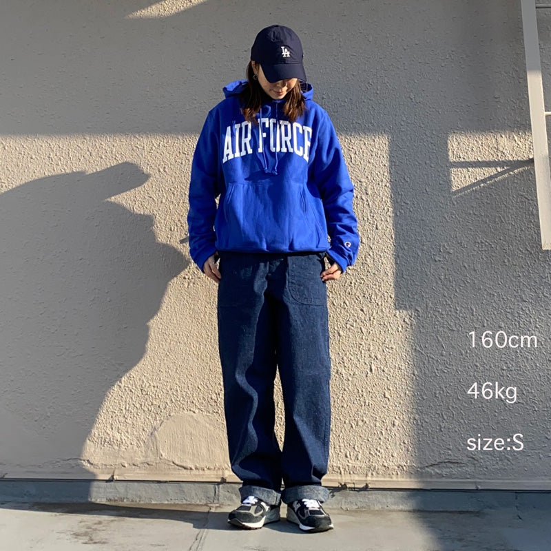 Champion : AIR FORCE FALCONS CHAMPION TEAM ARCH REVERSE WEAVE PULLOVER HOODIE (ROYAL)