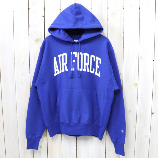 Champion : AIR FORCE FALCONS CHAMPION TEAM ARCH REVERSE WEAVE PULLOVER HOODIE (ROYAL)