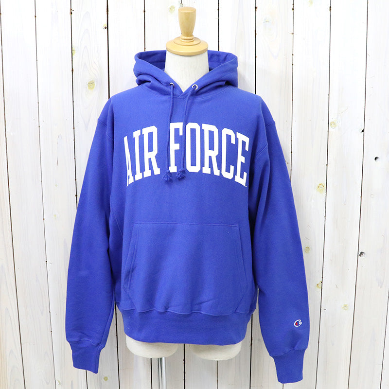 Champion : AIR FORCE FALCONS CHAMPION TEAM ARCH REVERSE WEAVE PULLOVER HOODIE (ROYAL)