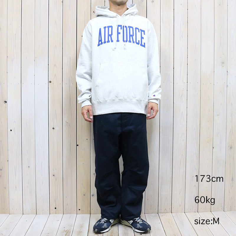 Champion : AIR FORCE FALCONS CHAMPION TEAM ARCH REVERSE WEAVE PULLOVER HOODIE (HEATHER GREY)