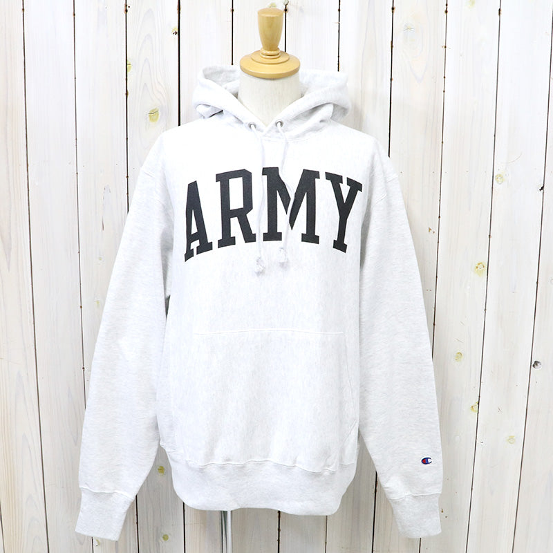 Champion : ARMY BLACK KNIGHTS CHAMPION TEAM ARCH REVERSE WEAVE PULLOVER HOODIE (HEATHER GREY)