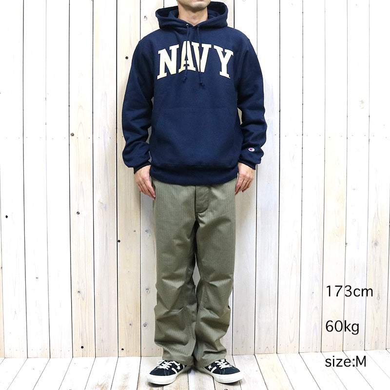 Champion : NAVY MIDSHIPMEN CHAMPION TEAM ARCH REVERSE WEAVE PULLOVER HOODIE (NAVY)