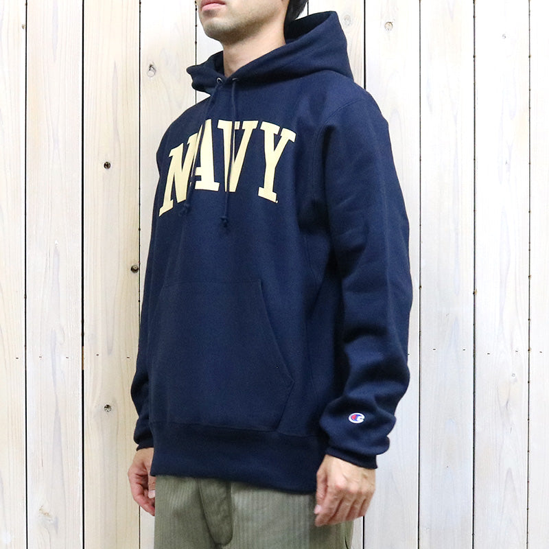 Champion : NAVY MIDSHIPMEN CHAMPION TEAM ARCH REVERSE WEAVE PULLOVER HOODIE (NAVY)