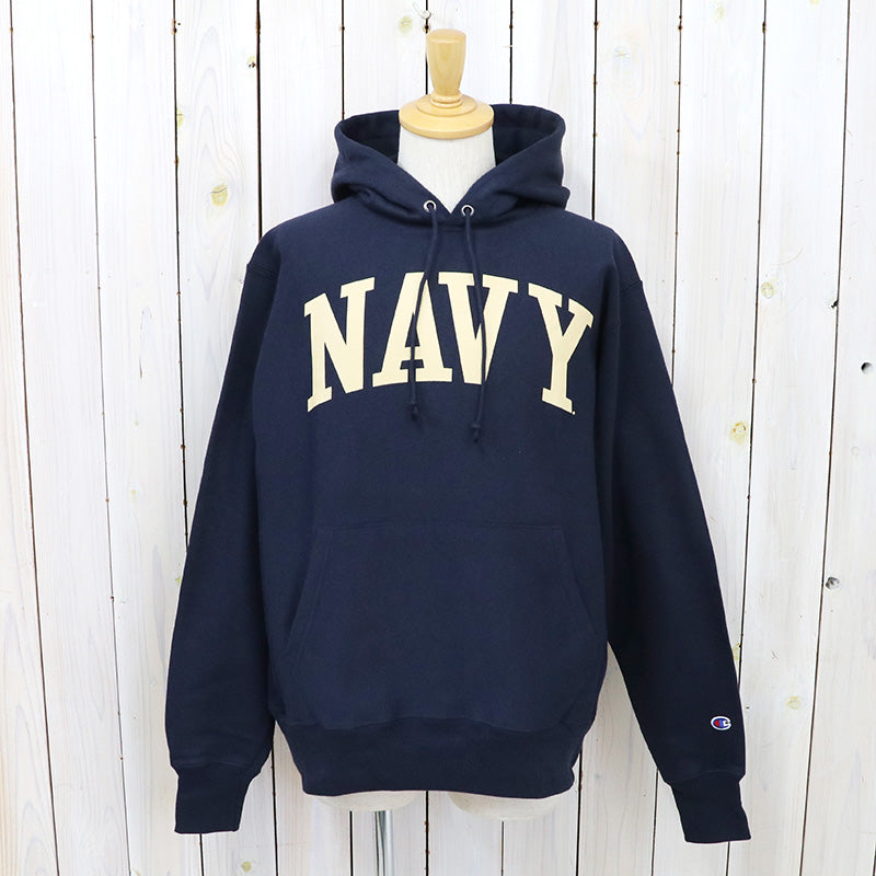 Champion : NAVY MIDSHIPMEN CHAMPION TEAM ARCH REVERSE WEAVE PULLOVER HOODIE (NAVY)
