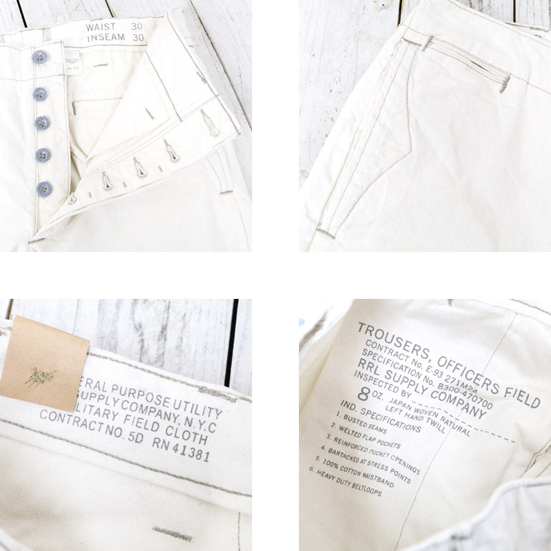 Double RL『TWILL PANT』(NATURAL W SEED)