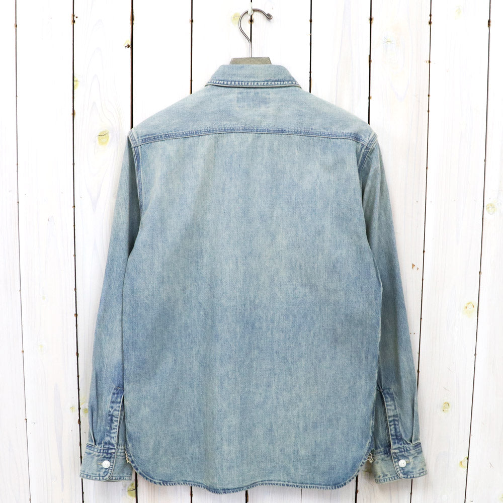 Double RL : INDIGO DENIM WORK SHIRT (MEDIUM WASH)