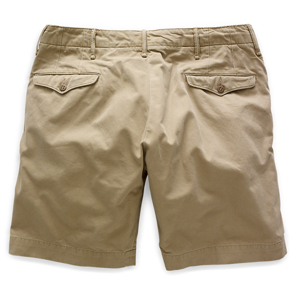 Double RL : COTTON OFFICER’S CHINO SHORT (KHAKI)