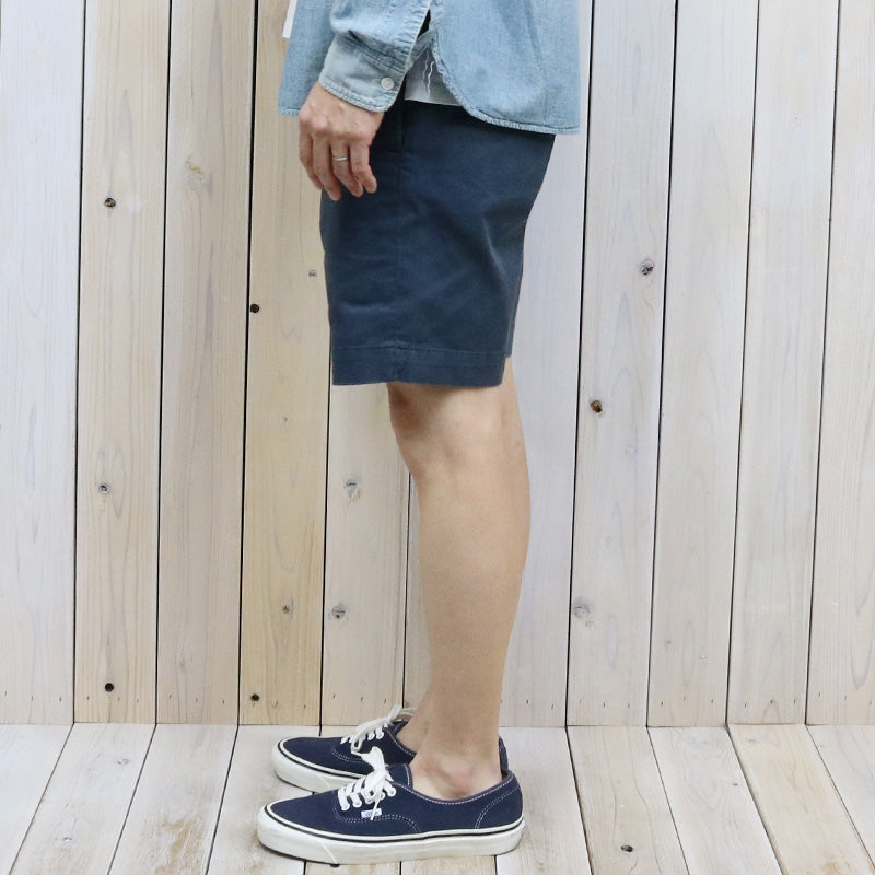 Double RL : COTTON OFFICER’S CHINO SHORT (NAVY)