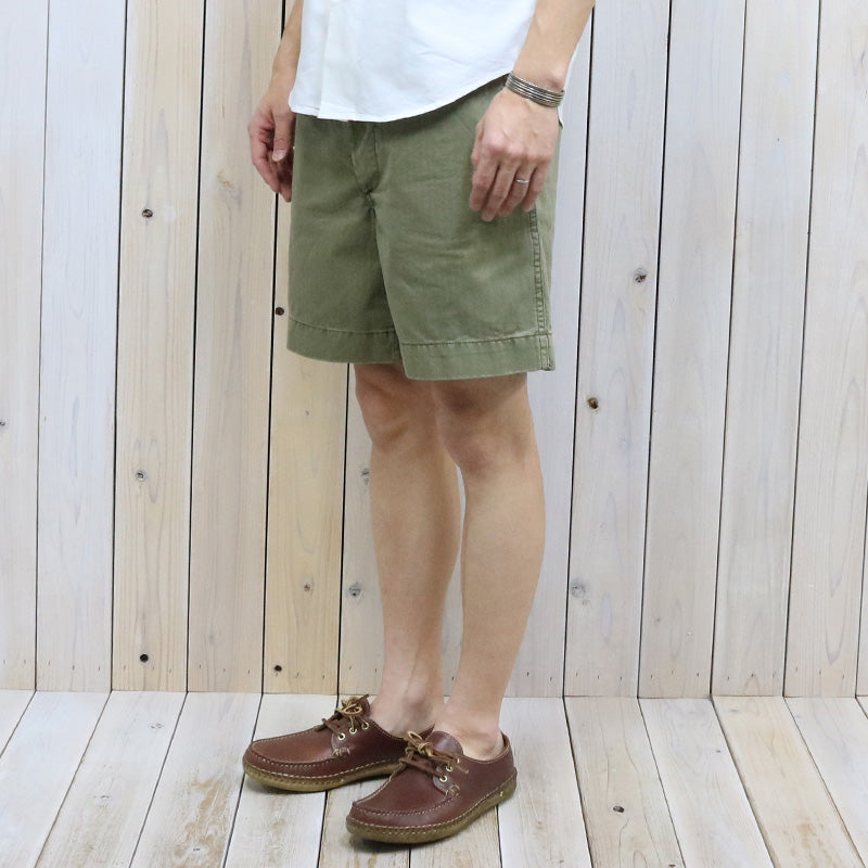 Double RL : HERRINGBONE TWILL FIELD SHORT (OLIVE)