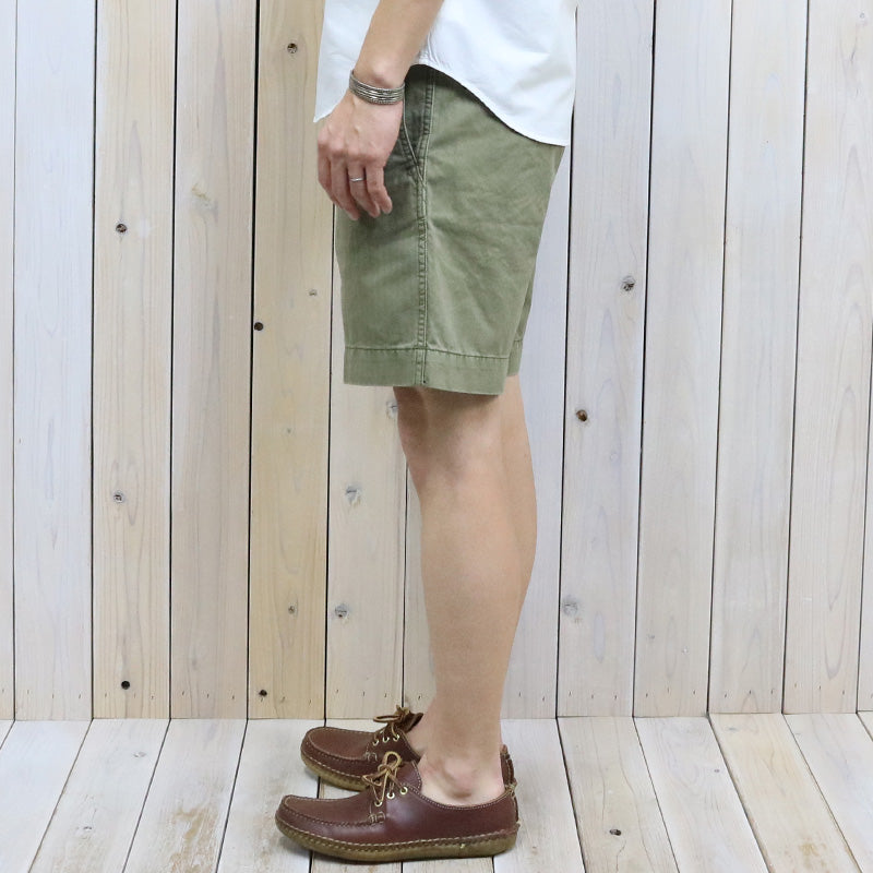Double RL : HERRINGBONE TWILL FIELD SHORT (OLIVE)