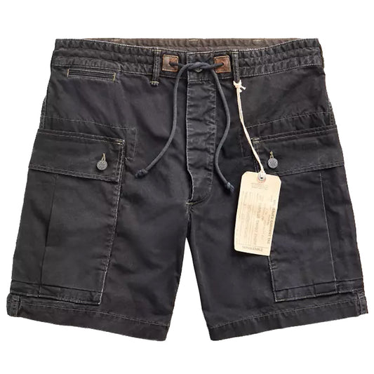Double RL『POPLIN CARGO SHORT』(BLACK)