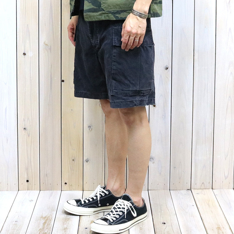 Double RL『POPLIN CARGO SHORT』(BLACK)