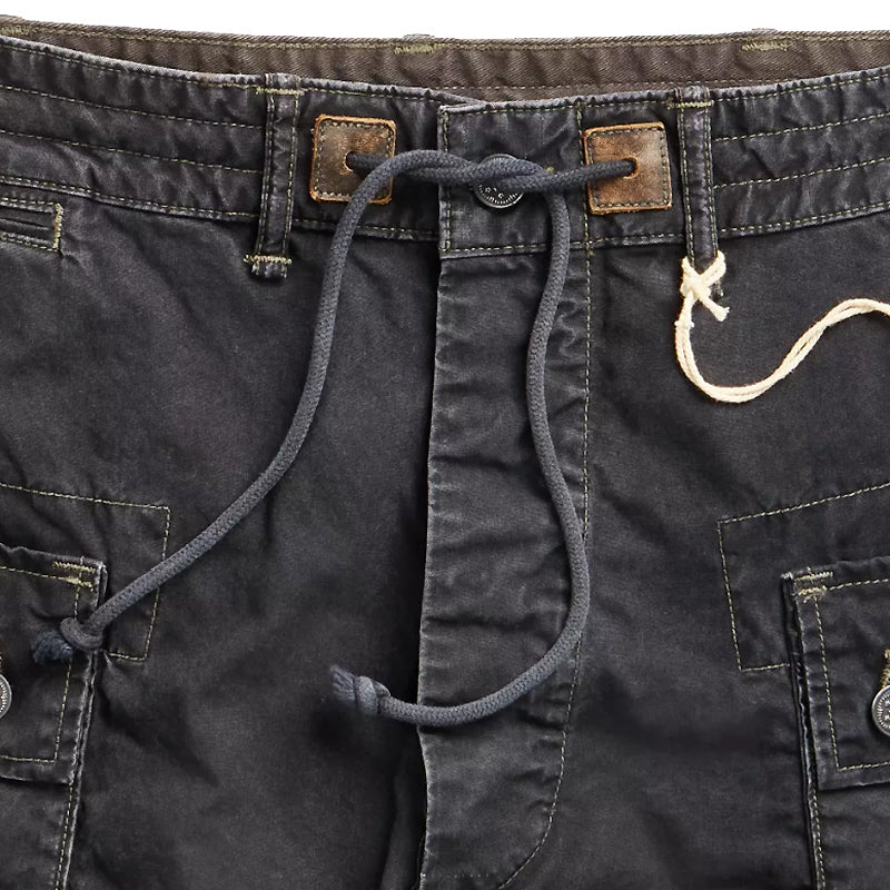 Double RL『POPLIN CARGO SHORT』(BLACK)